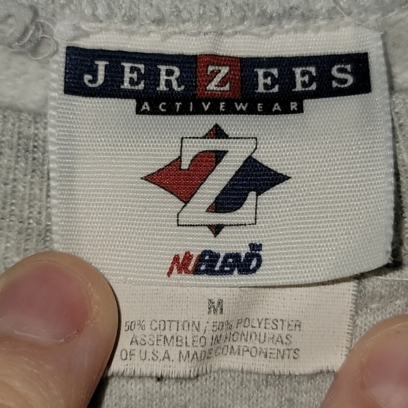 Jerzees size medium RB Wrestling Y2K gray sweatshirt - Picture 3 of 6